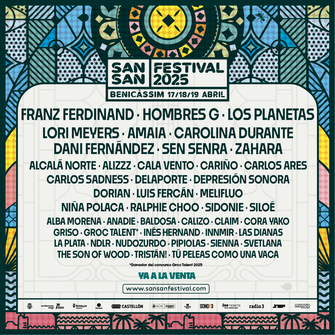 cartel completo sansan 2025