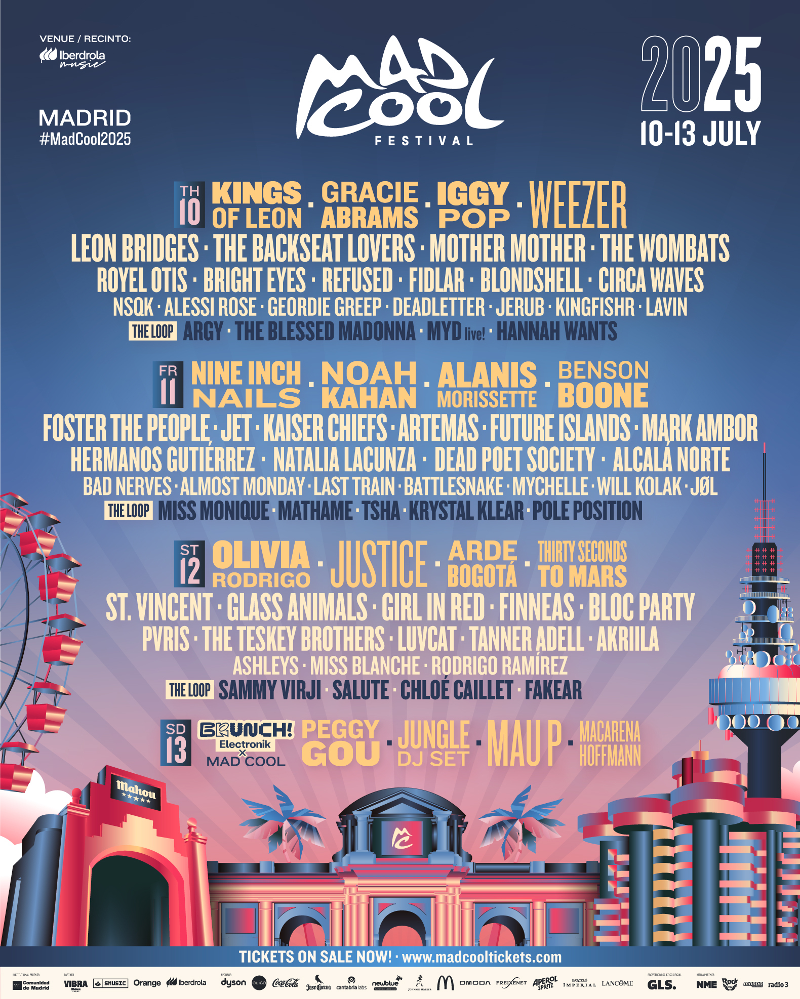 cartel completo mad cool 2025